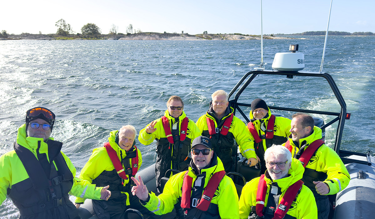 1 hour RIB-adventure in the Karlskrona Archipelago, a GO Nordic excursion