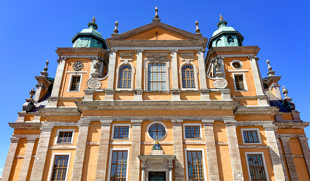 Kalmar Cathedral, a stop during the wonderful city walk in Kalmar, southeast Sweden