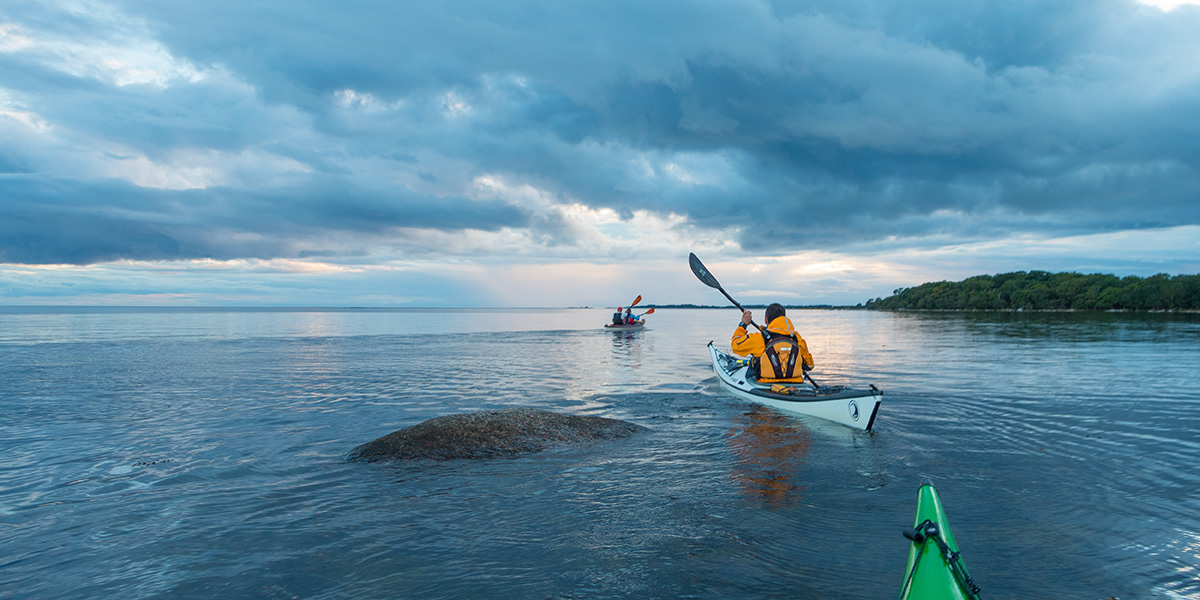Kayaking in the UNESCO biosphere reserve of Blekinge Arkipelag