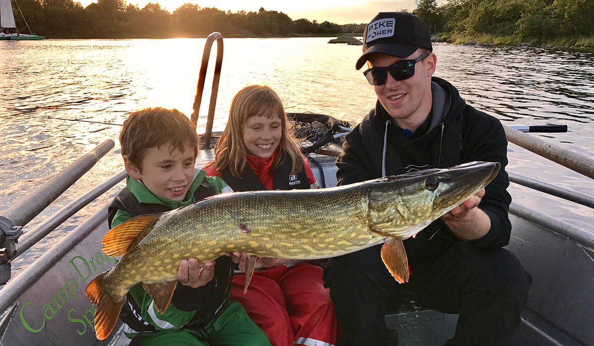 Catch of the day in Pike Kingdom, Karlskrona